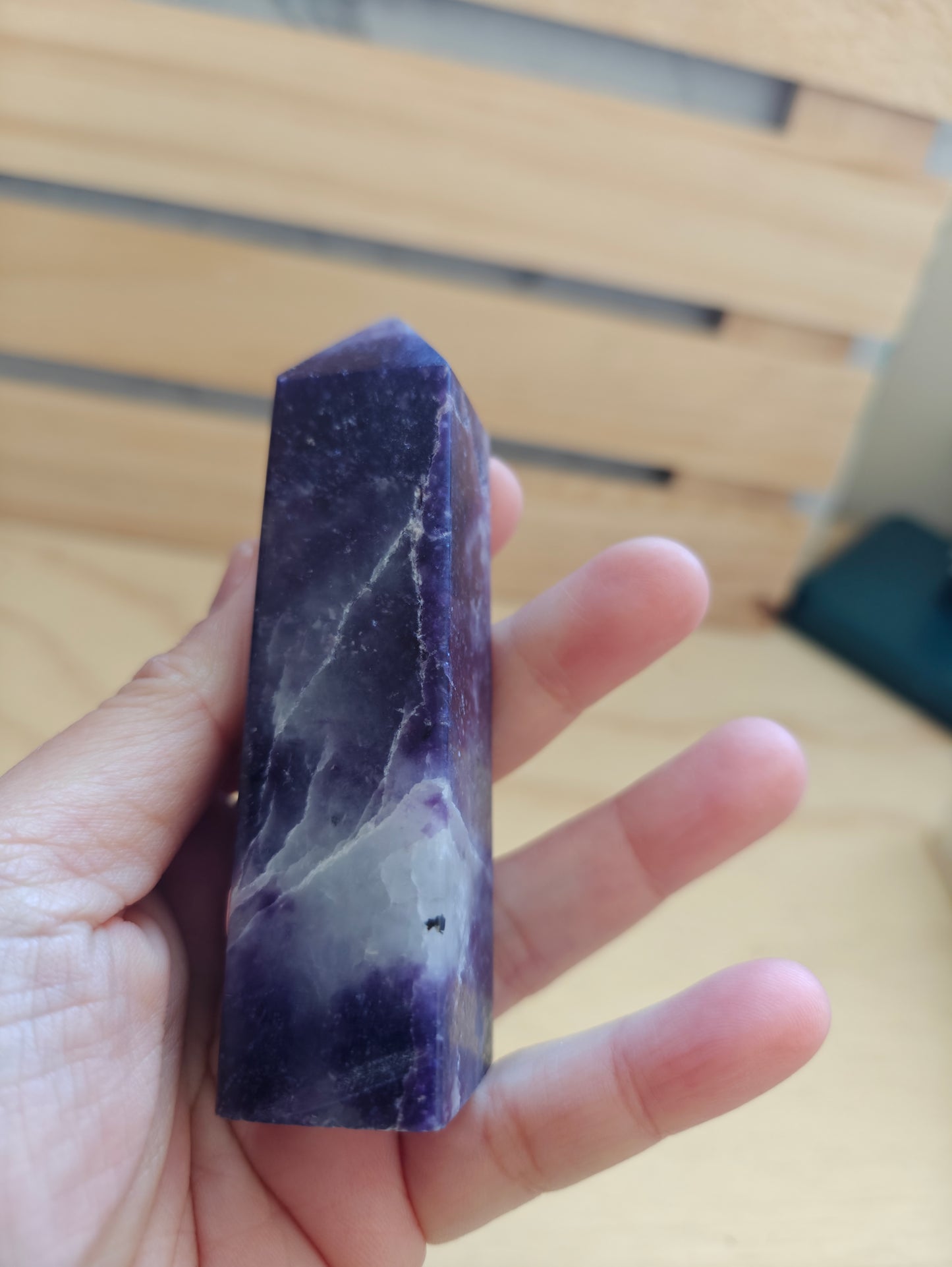 Lepidolite Crystal Point