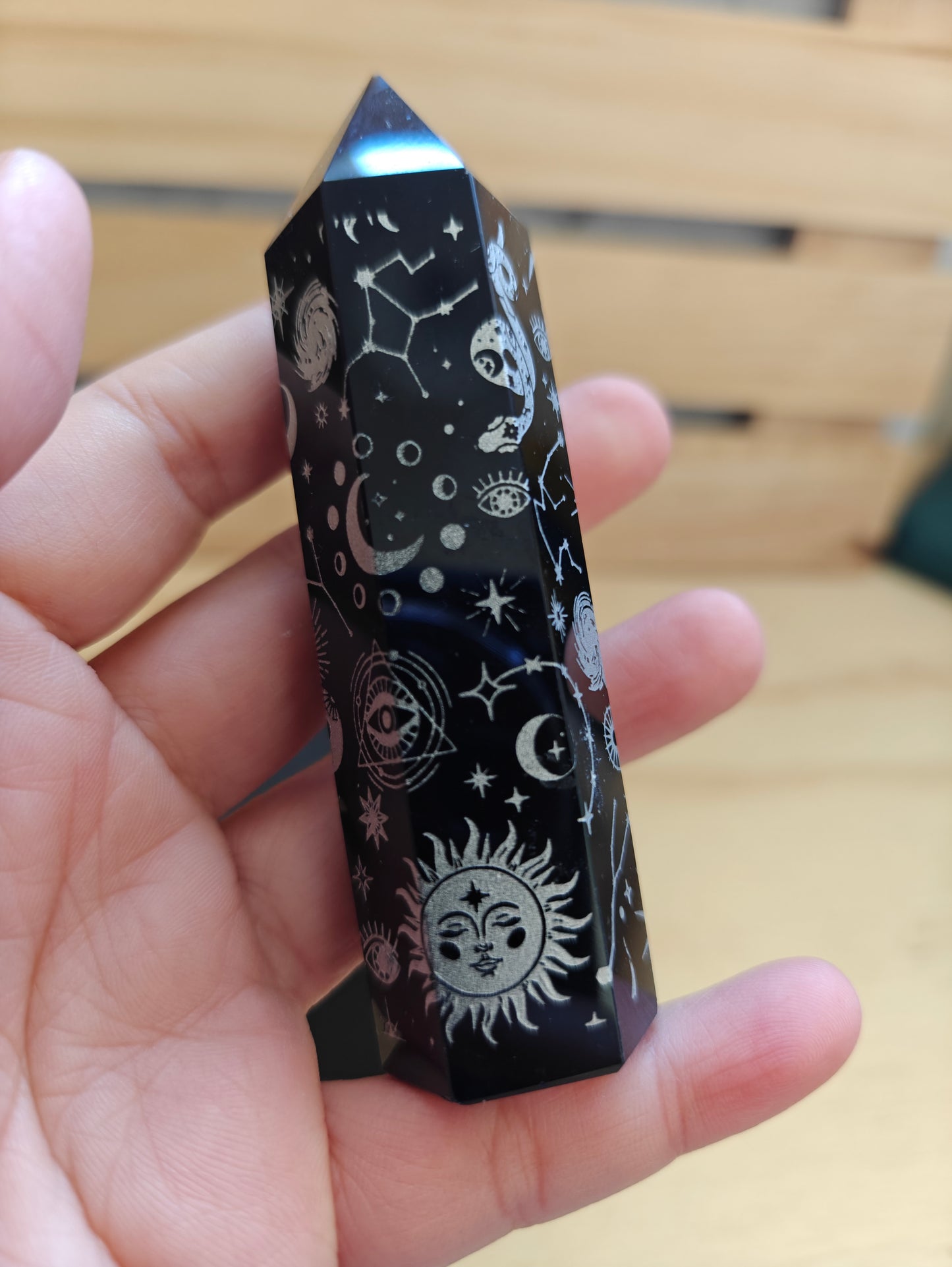 Black Obsidian Point