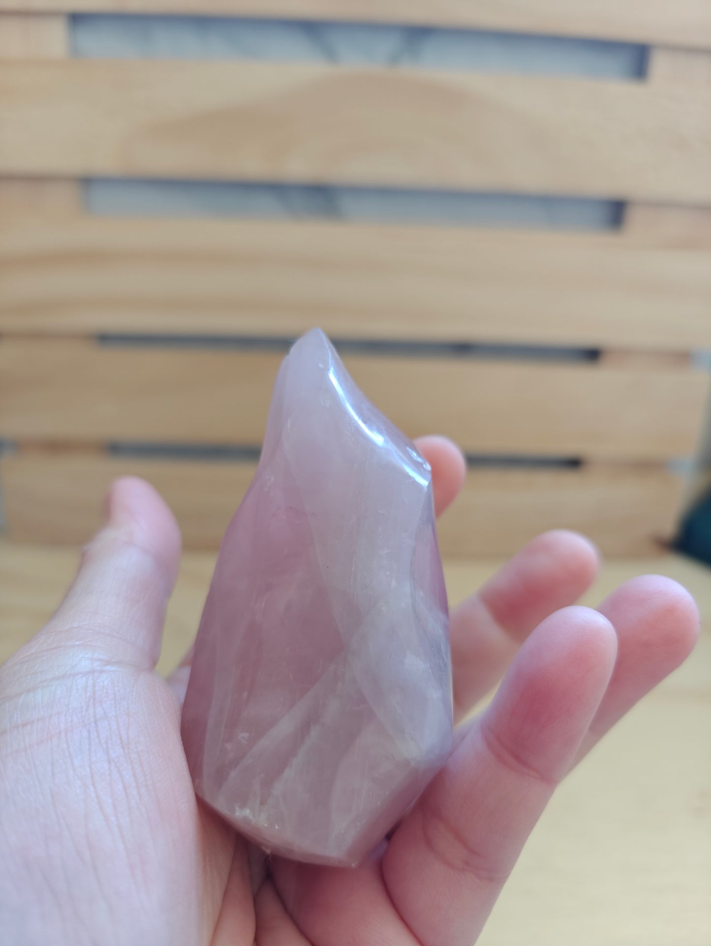 Rose Quartz Crystal Freeform