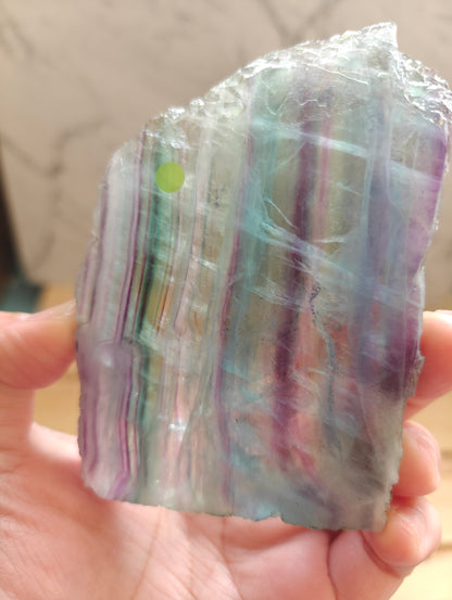 Flourite Crystal Slab