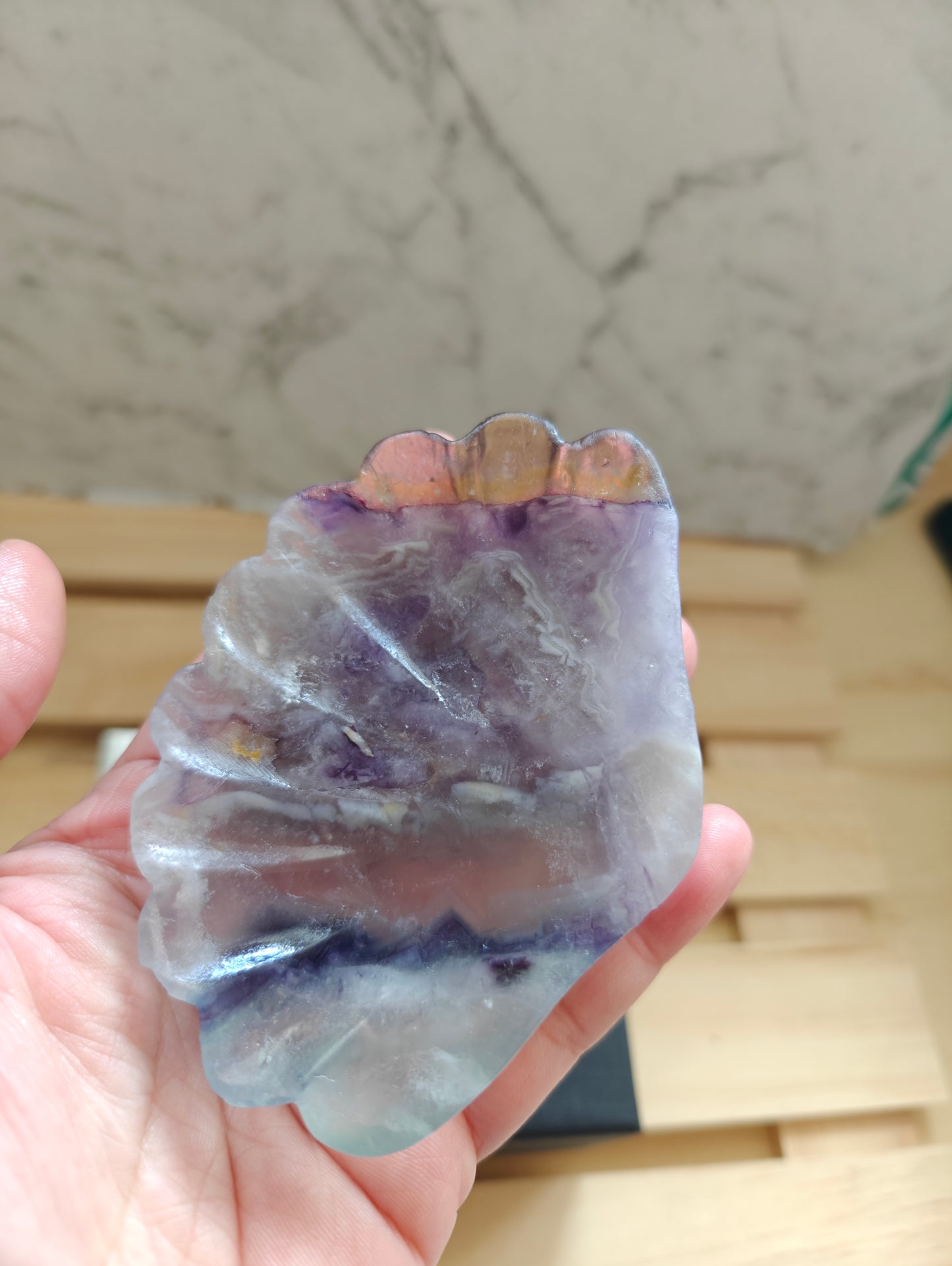 Flourite Bowl Crystal Carving