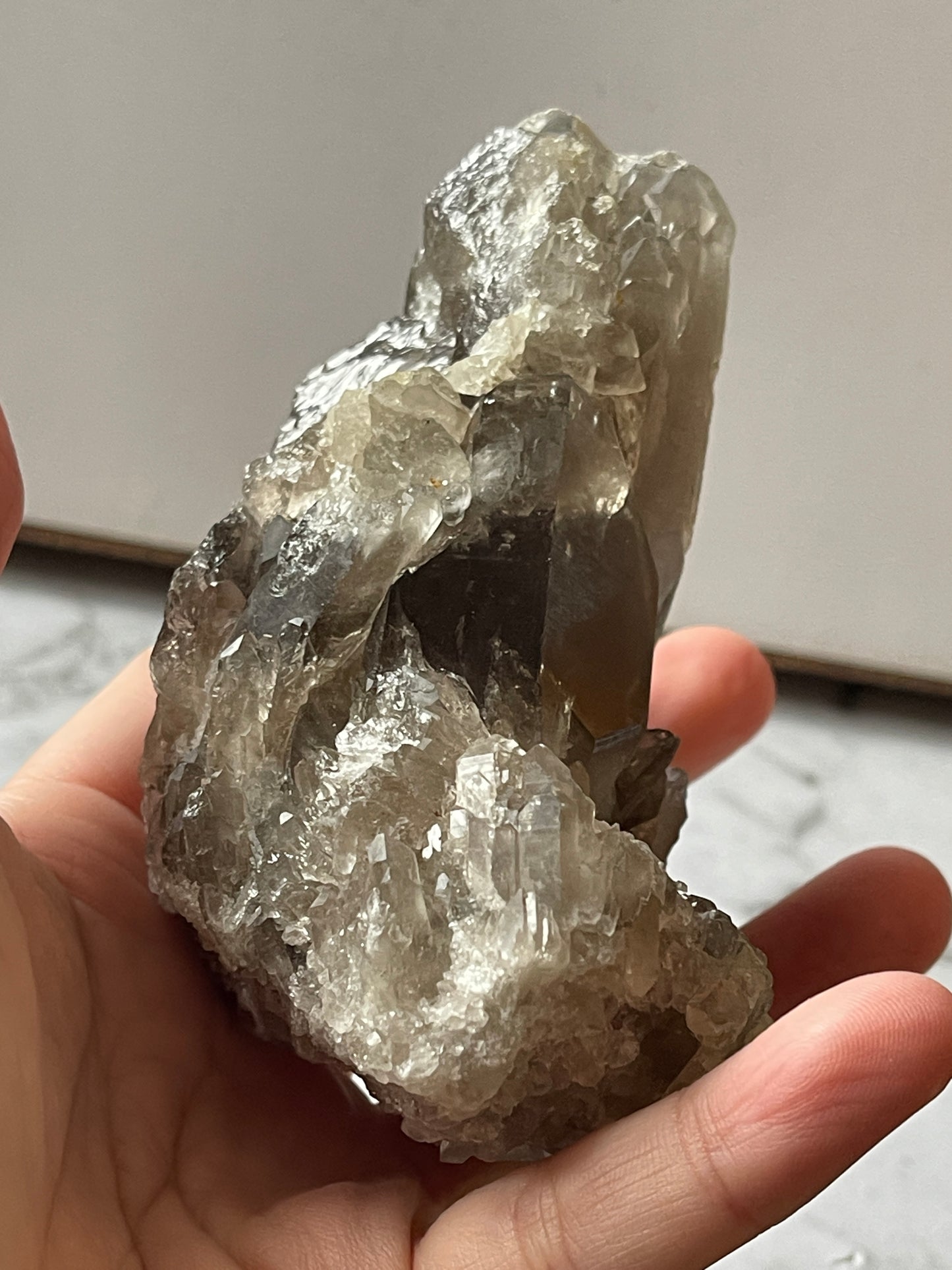 Smokey Quartz Crystal Cluster