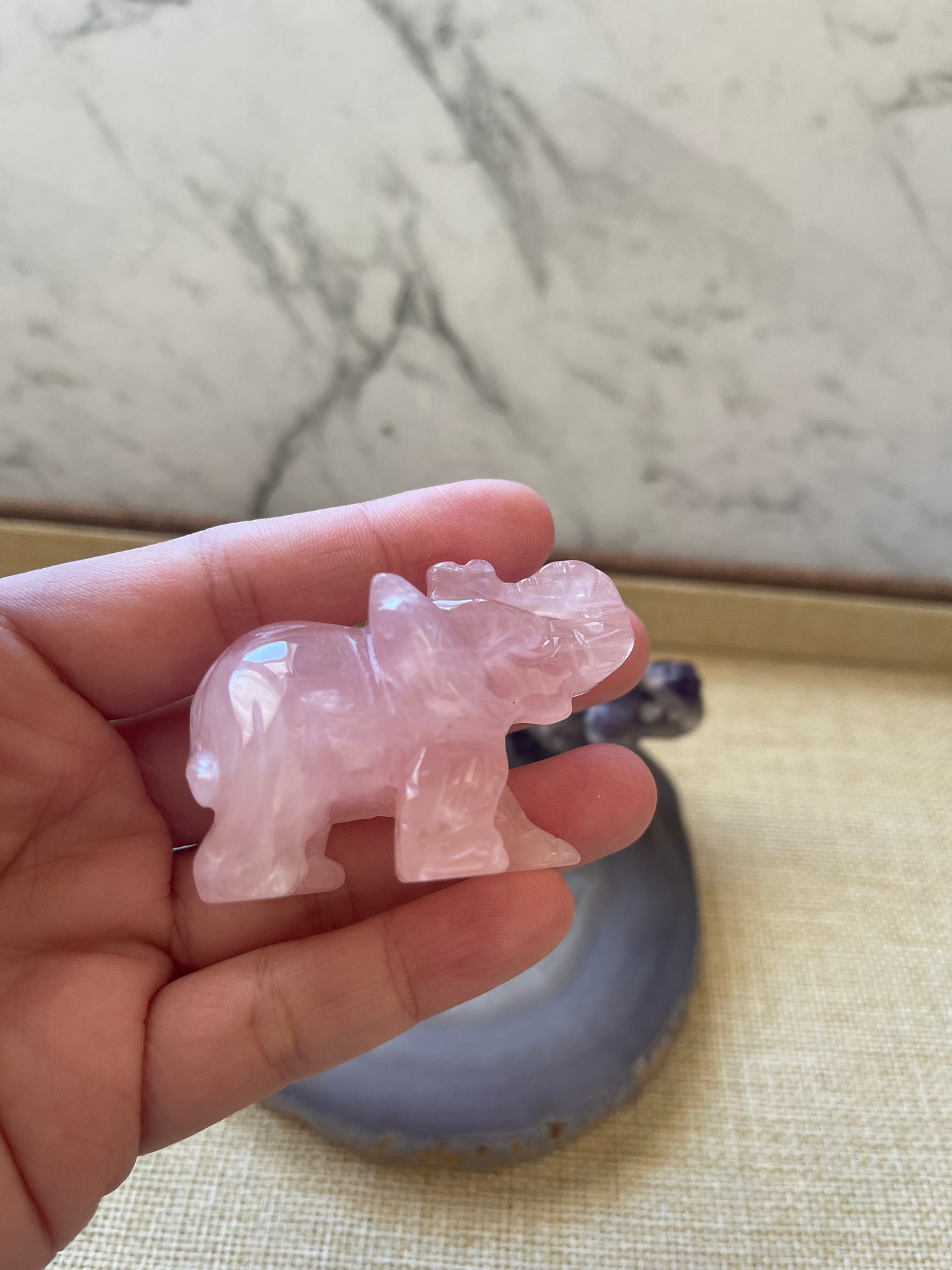 Crystal Carving- Elephant