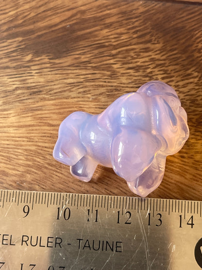 Opalite Mini-Gorilla Carving