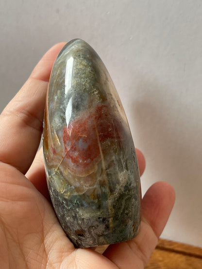 Moss Agate Crystal Freeform