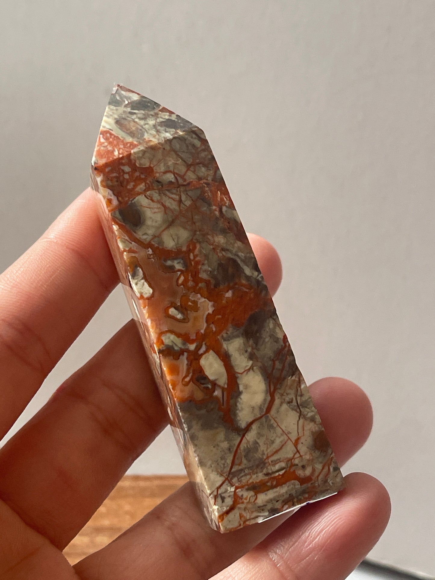 Money Agate Crystal Point