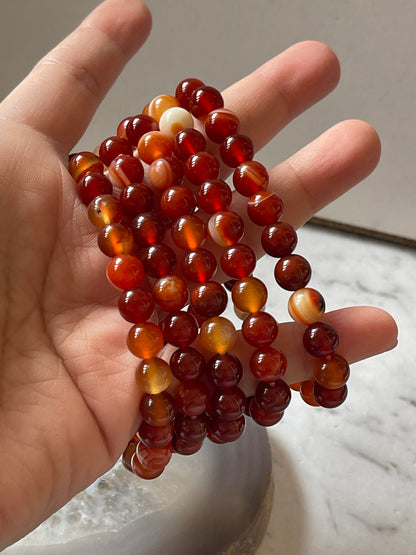 Crystals Bracelet-Carnelian