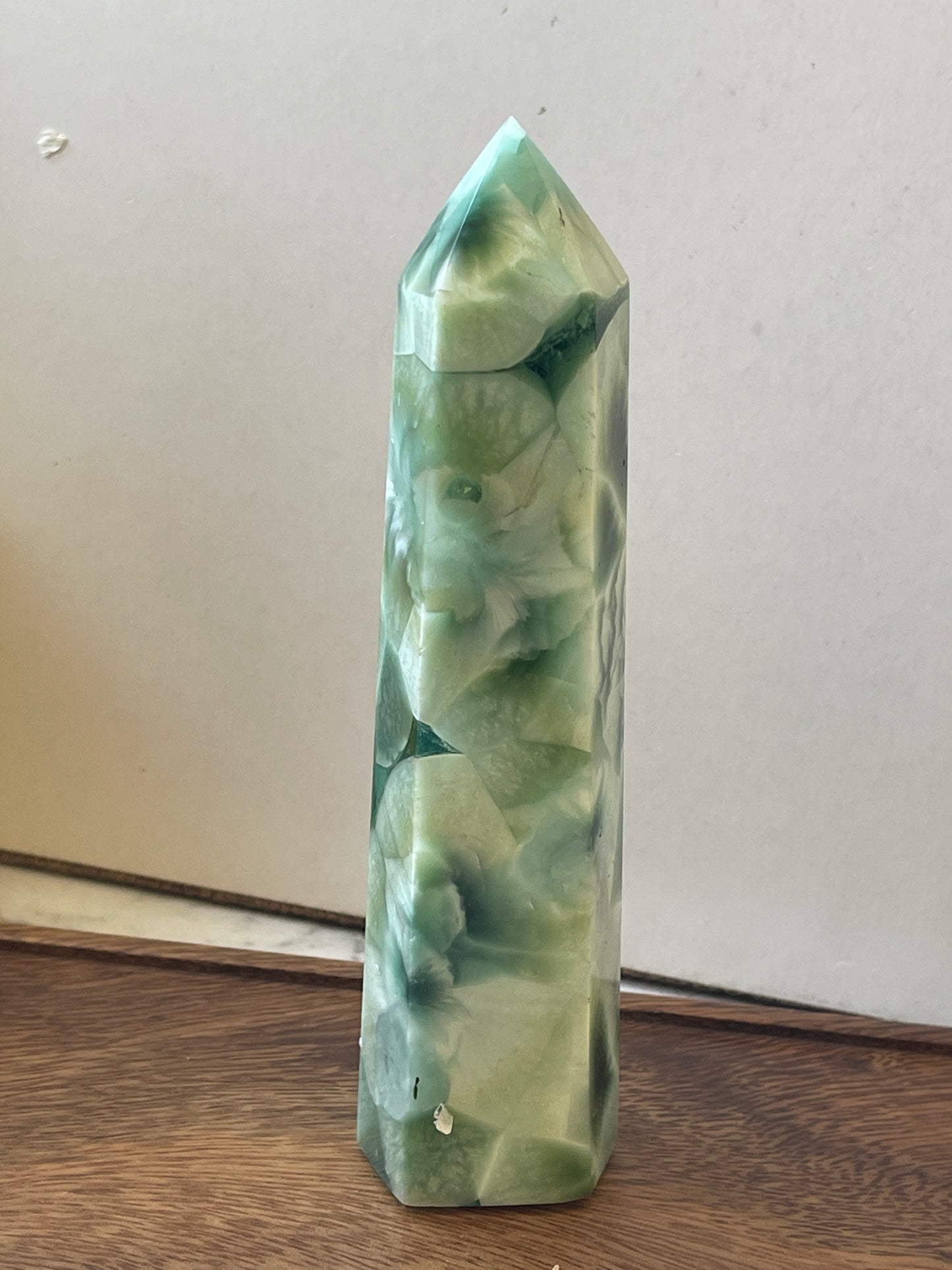 Larimar (Man-Made) Crystal Tower