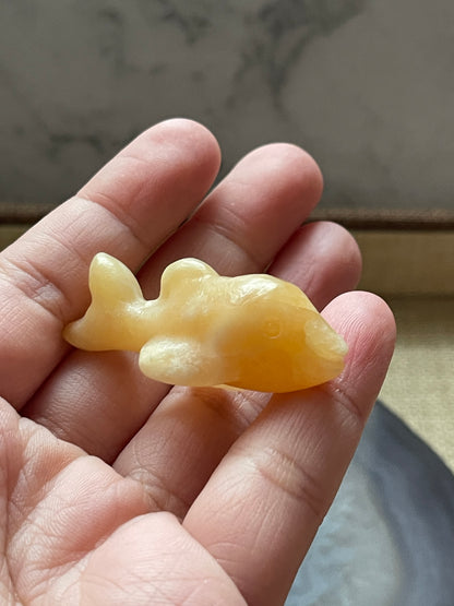 Crystals Carvings-Mini-Whale