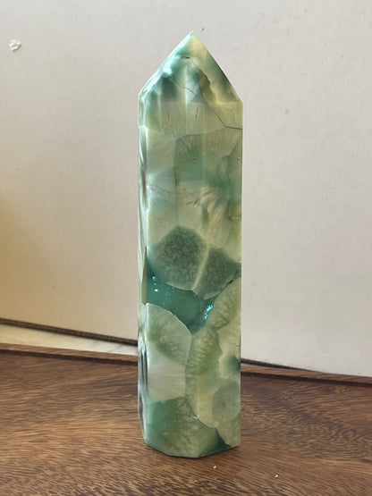 Larimar (Man-Made) Crystal Tower