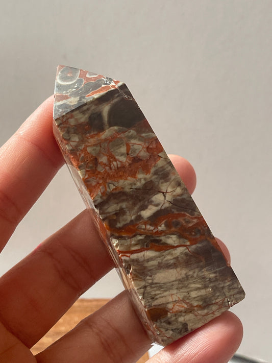 Money Agate Crystal Point