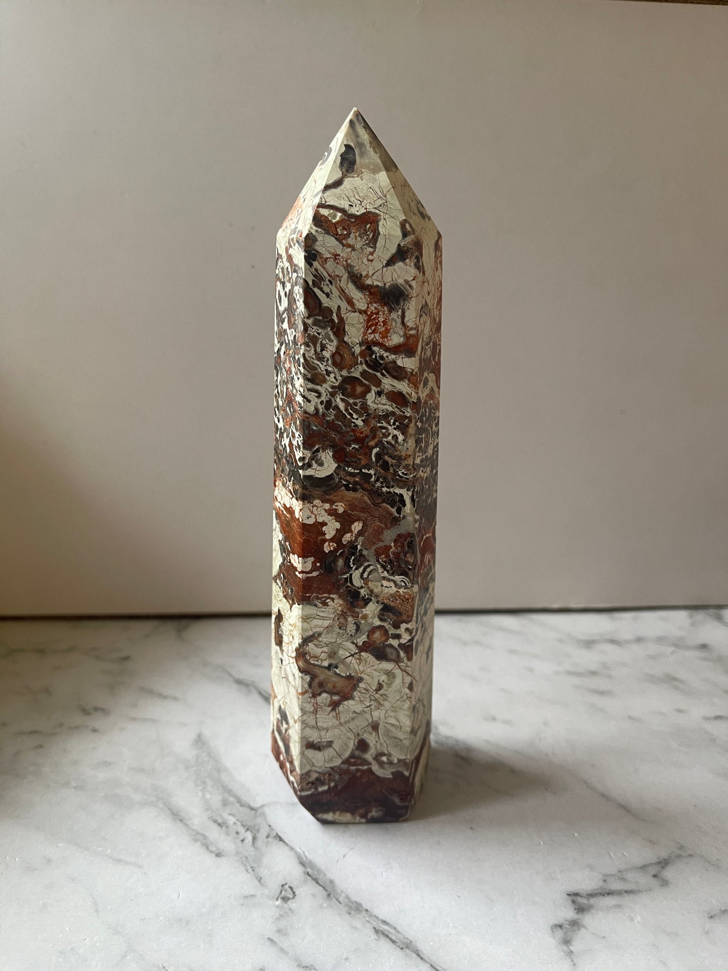 Money Agate Crystal Tower