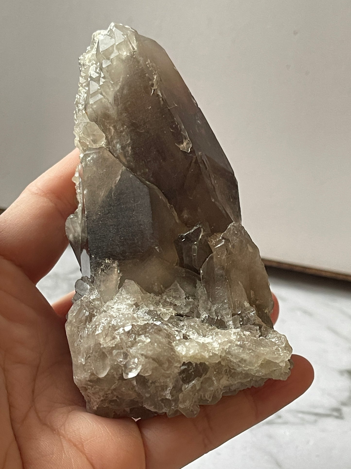 Smokey Quartz Crystal Cluster