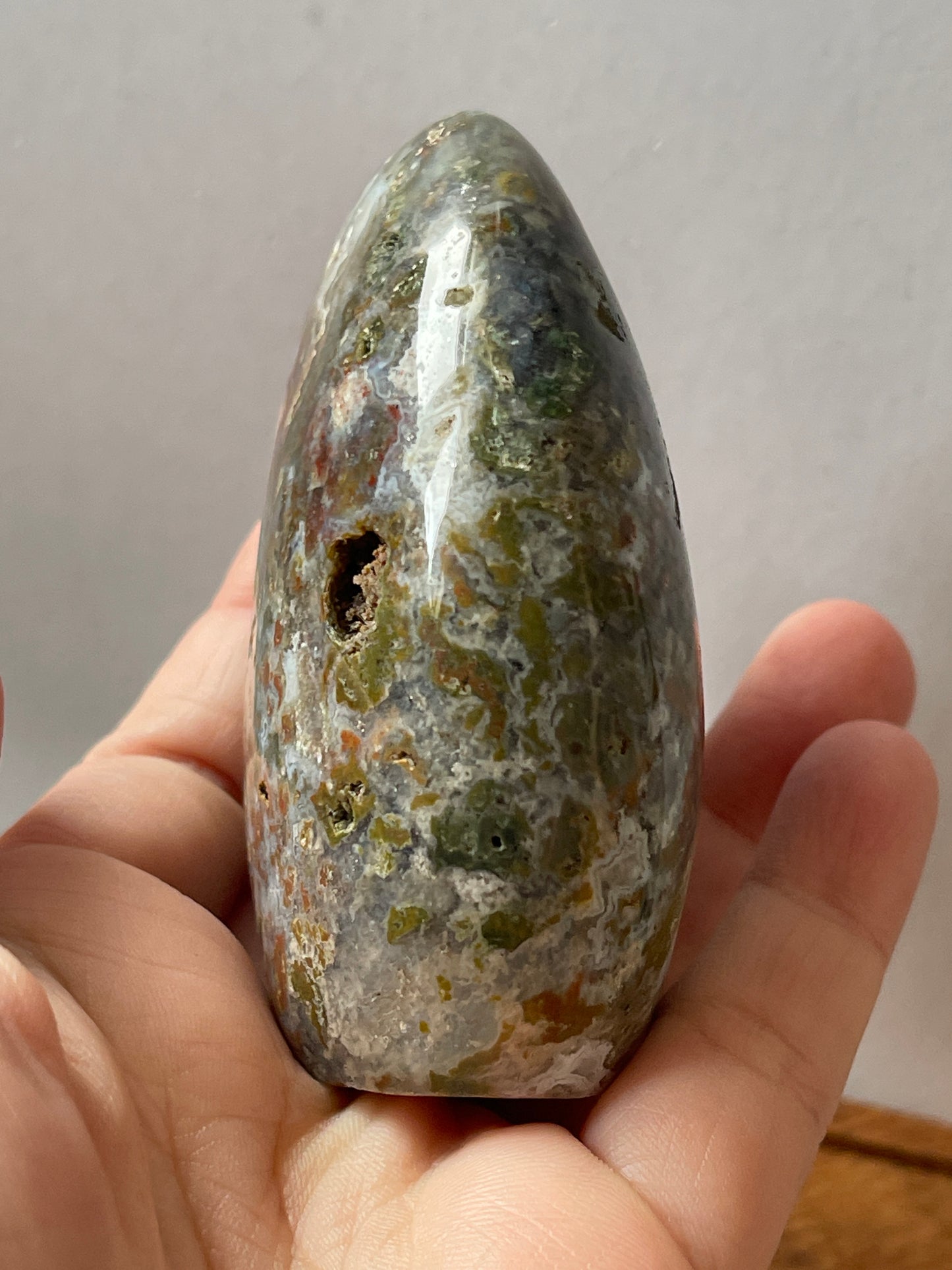 Moss Agate Crystal Freeform