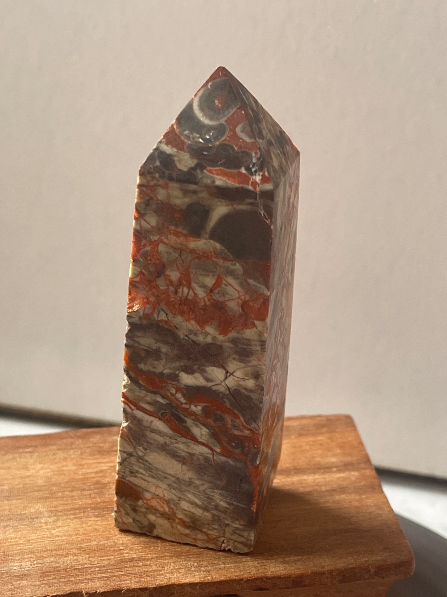 Money Agate Crystal Point