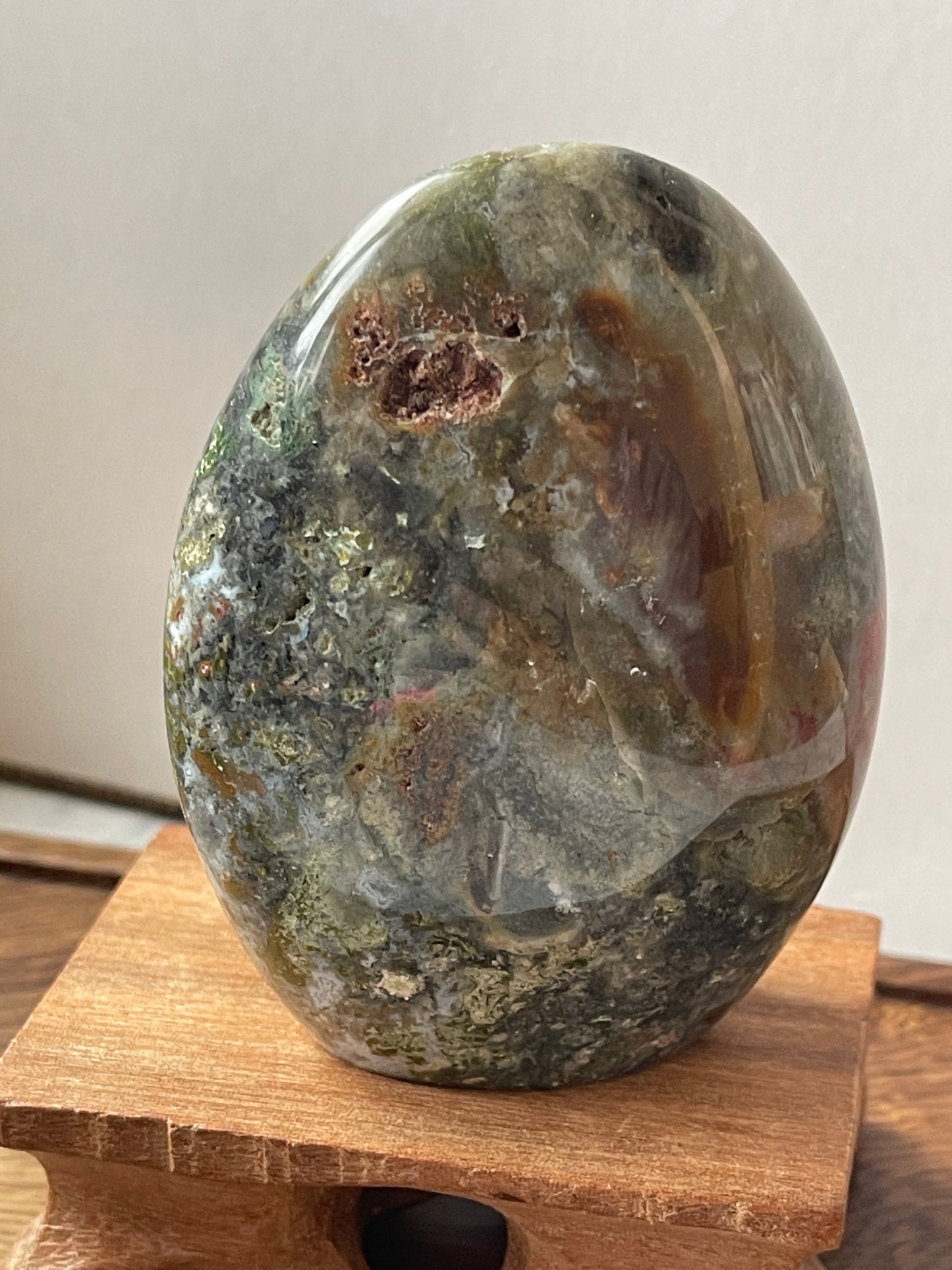 Moss Agate Crystal Freeform