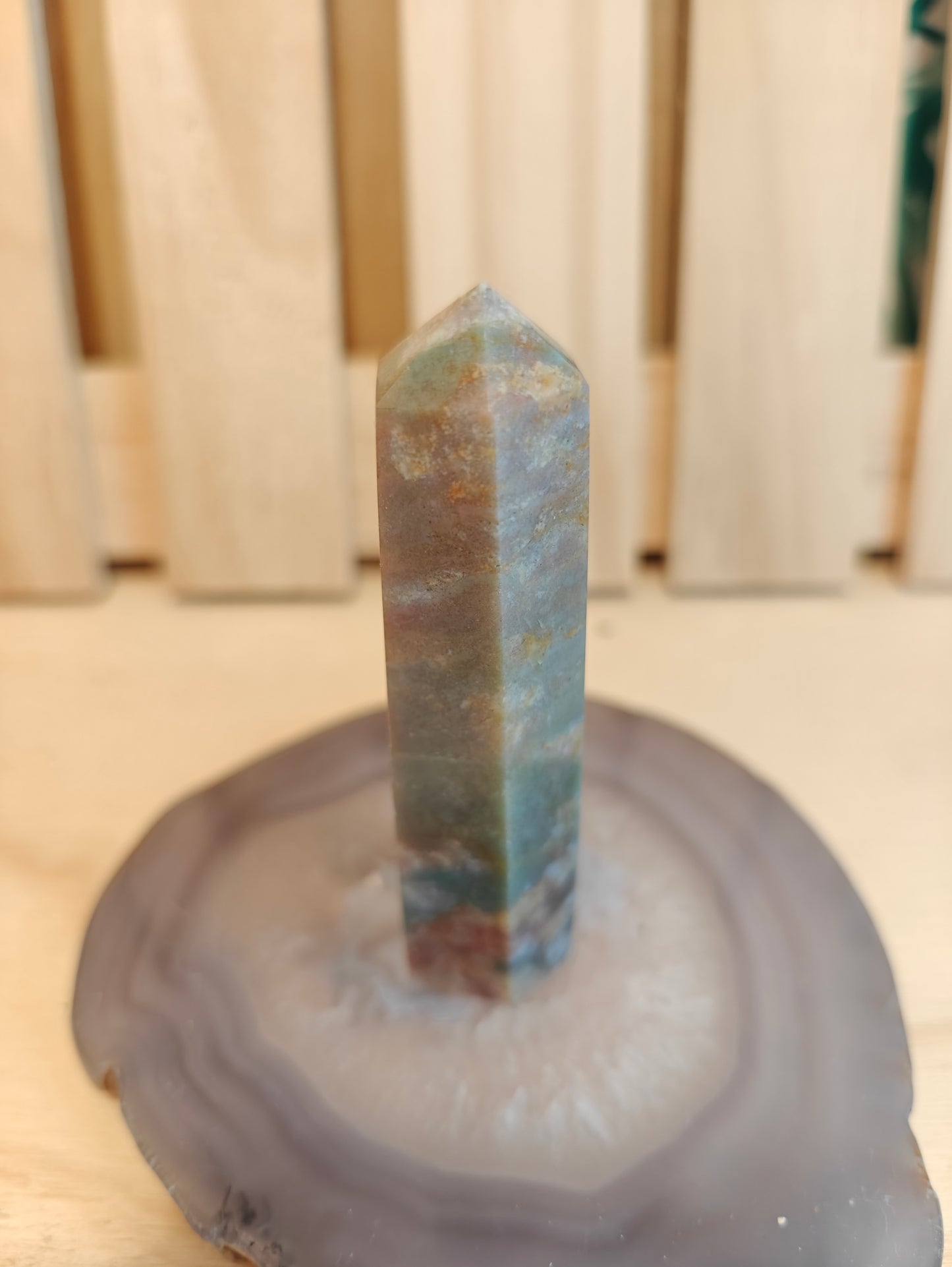 Ocean Jasper Crystal Point