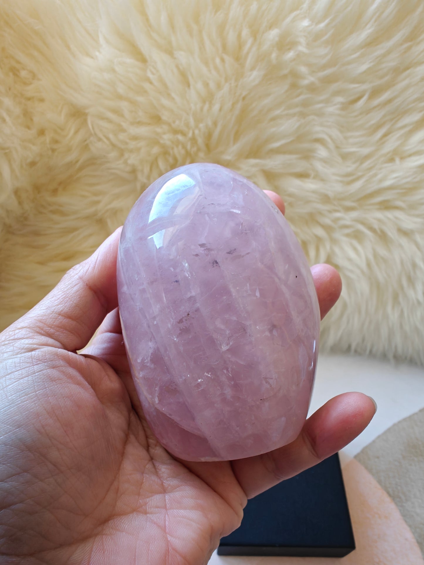 Rose Quartz Crystal Freeform