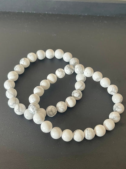 Howlite Crystal Bracelets