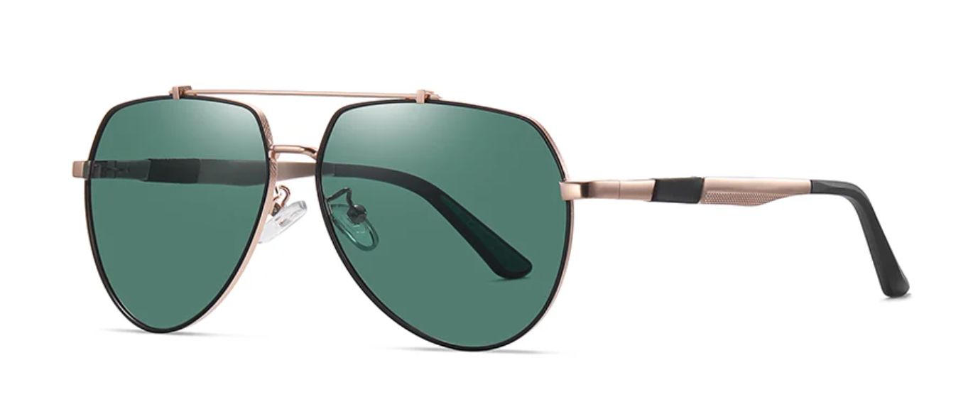 Too Lazy Sunglasses Polarised Aviator 6322